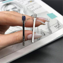 Load image into Gallery viewer, 2019 Hit New Necklace from Italian Designer Brand Necklace Matches Stick Light made of 925 Sterling Silver for women girls unisex
