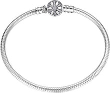 Load image into Gallery viewer, New 925 Sterling Silver Bracelets Round shape Snake Chain For Womens Accessories Fashion Jewelry Valentine's Mother's Day gift