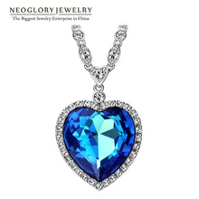 Load image into Gallery viewer, Neoglory Heart Love Maxi Boho Choker Necklaces&amp;Pendants for Women Fashion Jewelry 2019 Embellished with Crystals from Swarovski