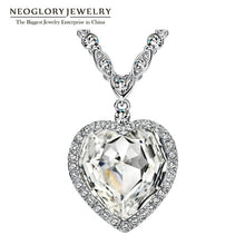 Load image into Gallery viewer, Neoglory Heart Love Maxi Boho Choker Necklaces&amp;Pendants for Women Fashion Jewelry 2019 Embellished with Crystals from Swarovski