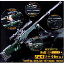 Load image into Gallery viewer, 26 CM Game PUBG 98K AKM AWM Weapon Detachable Gun Model  Keychain Of High Quality Key Chain Game Lover Gifts
