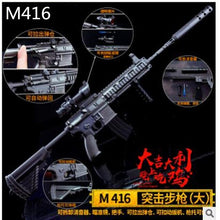 Load image into Gallery viewer, 26 CM Game PUBG 98K AKM AWM Weapon Detachable Gun Model  Keychain Of High Quality Key Chain Game Lover Gifts