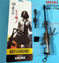 Load image into Gallery viewer, 26 CM Game PUBG 98K AKM AWM Weapon Detachable Gun Model  Keychain Of High Quality Key Chain Game Lover Gifts