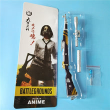 Load image into Gallery viewer, 26 CM Game PUBG 98K AKM AWM Weapon Detachable Gun Model  Keychain Of High Quality Key Chain Game Lover Gifts